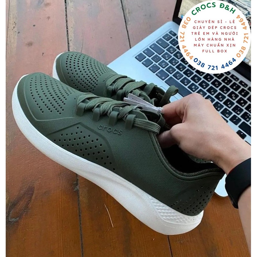Giày dép crocs - giày nhựa crocs literide pacer cho cả nam và nữ, chống thấm nước, chống trơn trượt, chống hôi chân, xịn