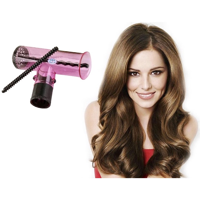 Ống Sấy Tóc Xoăn Easy Curl Kết Hợp Với Máy Sấy Tóc Tạo Kiểu Cho Tóc