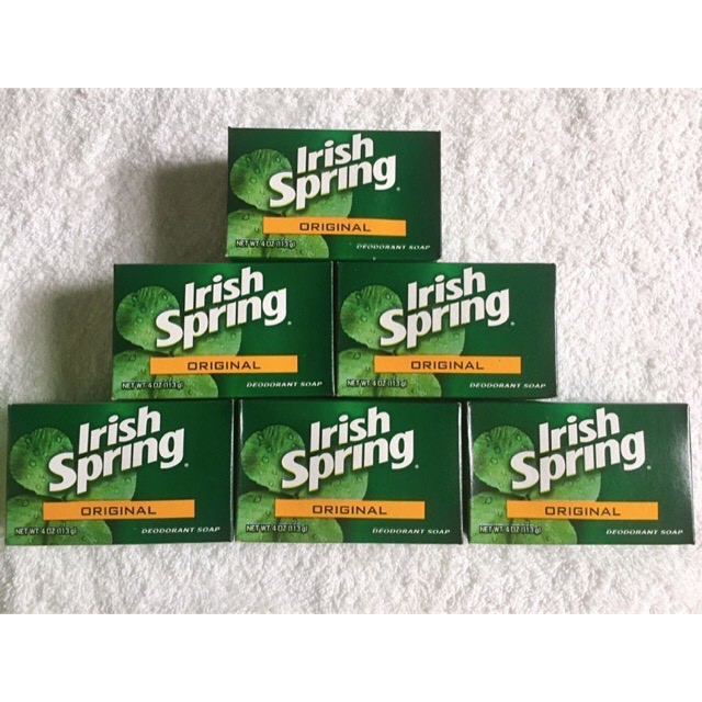 [HÀNG USA] XÀ BÔNG IRISH SPRING ORIGINAL FEEL CLEAR AND FRESH MỸ, THƠM MÁT DIỆT KHUẨN