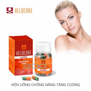Viên uống chống nắng cho da nhạy cảm Heliocare Oral Ultra 30 viên (hàng chính hãng)