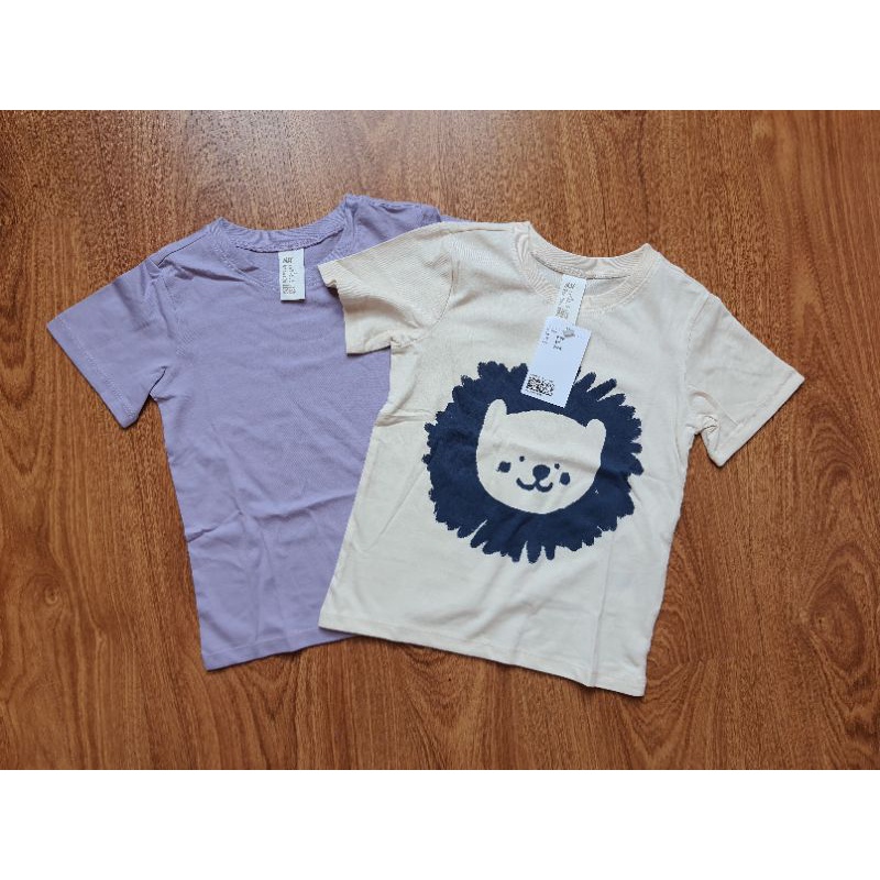 Set 2 áo thun bé trai HM auth