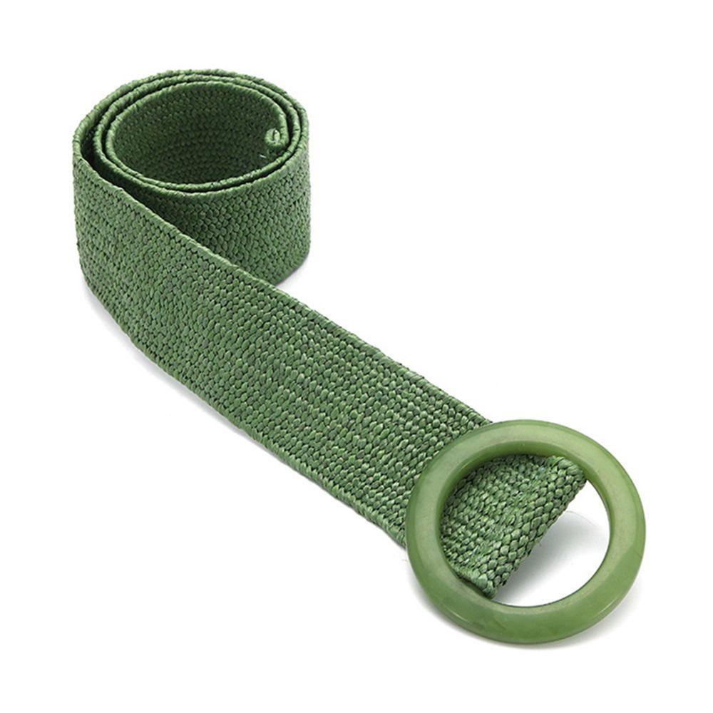 Dây Thắt Lưng Sợi Rơm Phong Cách Bohemia Mùa Hè Cho Nữ WMES15H