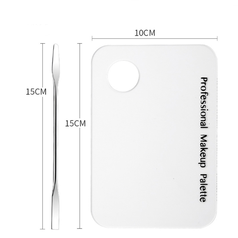 [Hàng mới về] Bảng phấn trang điểm kèm cây trộn màu tiện dụng