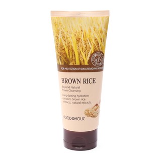 Sữa rửa mặt gạo nâu Foodaholic Brown Rice Beyond Natural Foam Cleansing 180ml