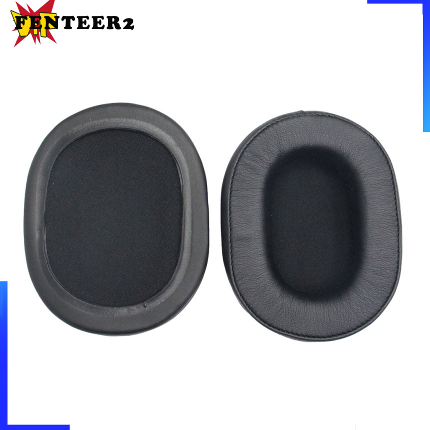 [Fenteer2  3c ]1 Pair Headphones Ear Pad Cushion for   MSR7 M50X M20 M40 Black