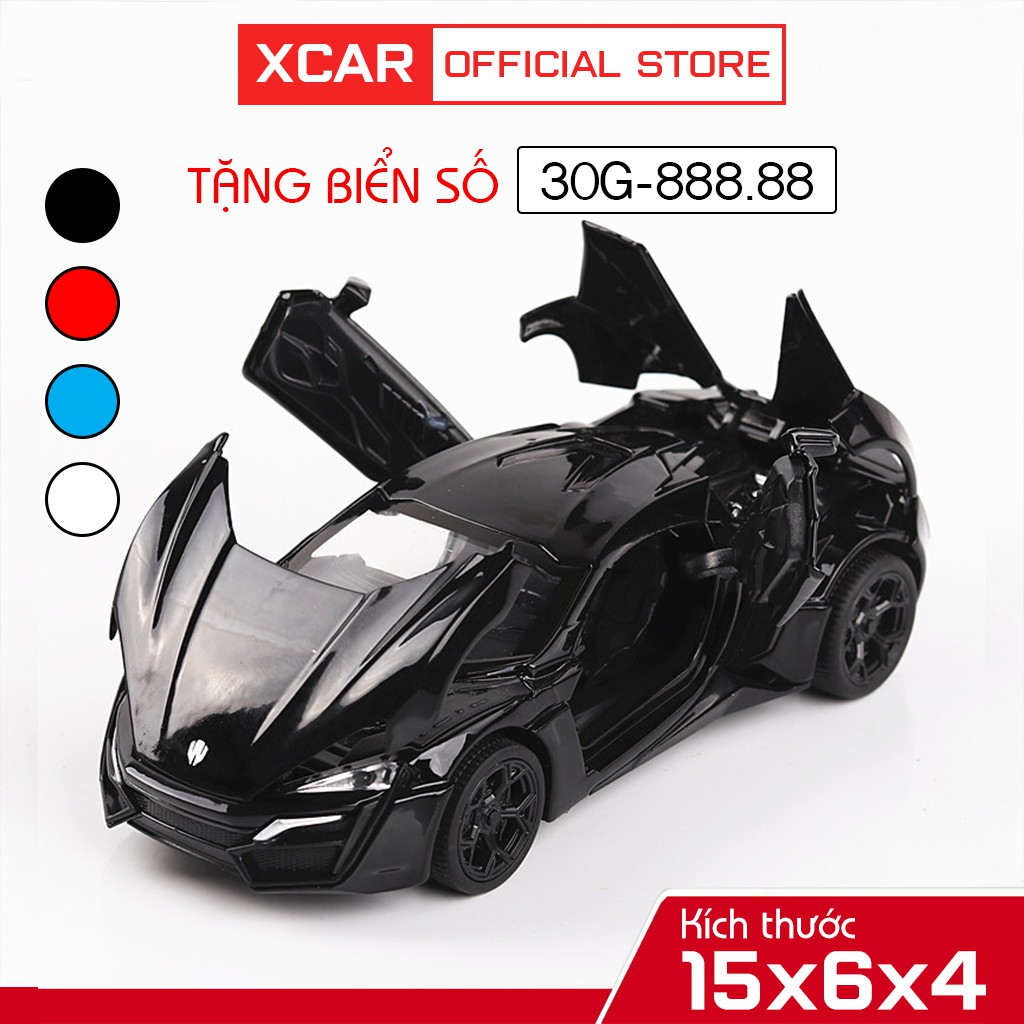 Xe Mô Hình Lykan Hypersport Tỉ lệ 1:32 - Siêu xe đầu tiên đến từ Ả-rập