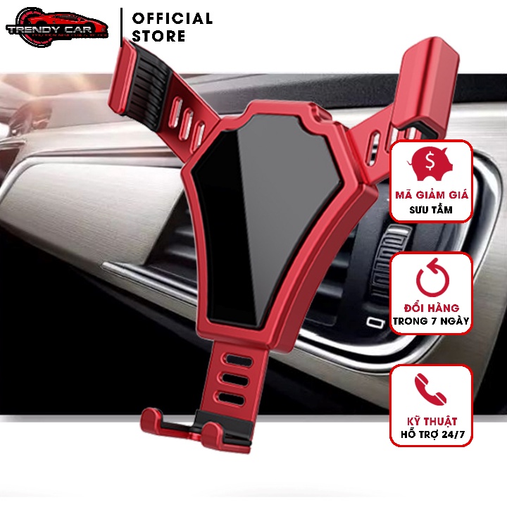 Giá đỡ kẹp điện thoại tiện dụng để trên xe hơi | Giá Đỡ Điện Thoại Trọng Lực Kẹp Cửa Gió Điều Hòa Ô Tô