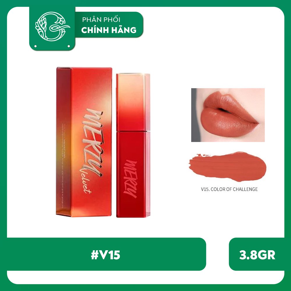 (New 2020) Son kem lì Merzy Color Of Youth Velvet Lip Tint 3.8gr