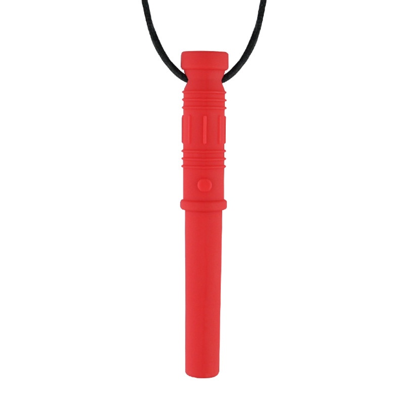 Đồ Chơi Nhai Gặm Vòng cổ Bằng Cao Su Silicone Có Thể Tái Sử Dụng