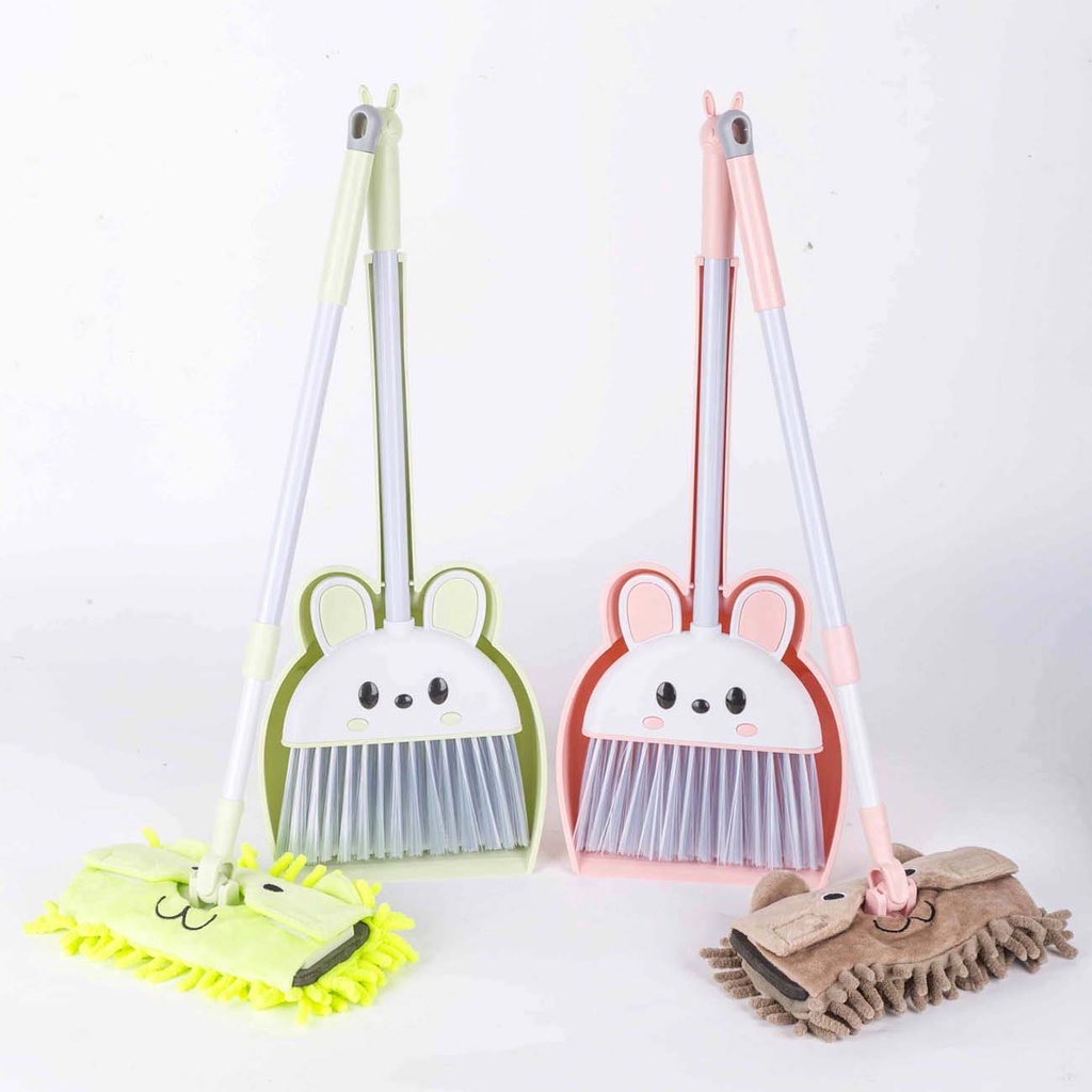 1 Bộ Đồ Chơi Gia Đình Gồm Cây Lau Nhà Và Chổi Quét Nhà Mini Cho Trẻ Em