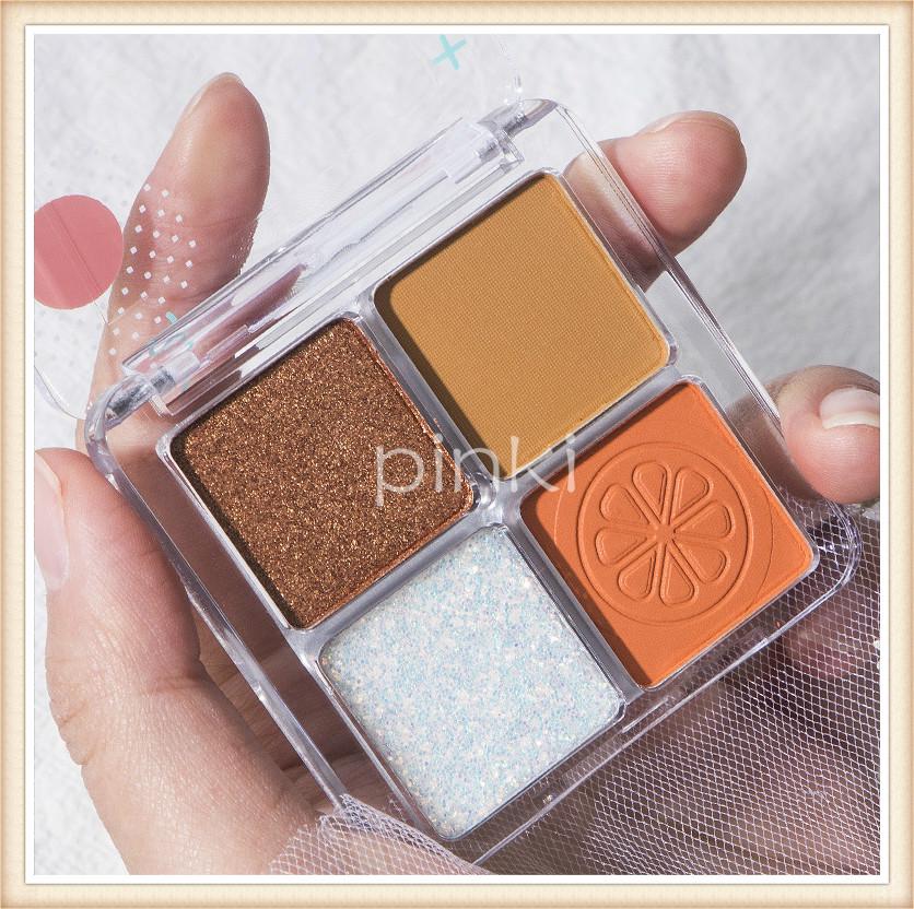 [Hàng mới về] Bảng Phấn Mắt Pinki Mượt Mà 4 Màu Thời Trang