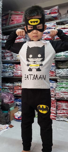 Bộ Người dơi dài tay Hình ChiBi ngộ nghĩnh dễ thương cho bé