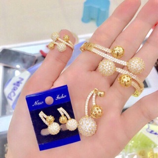 Bộ trang sức nữ trái châu xinh đẹp trẻ trung