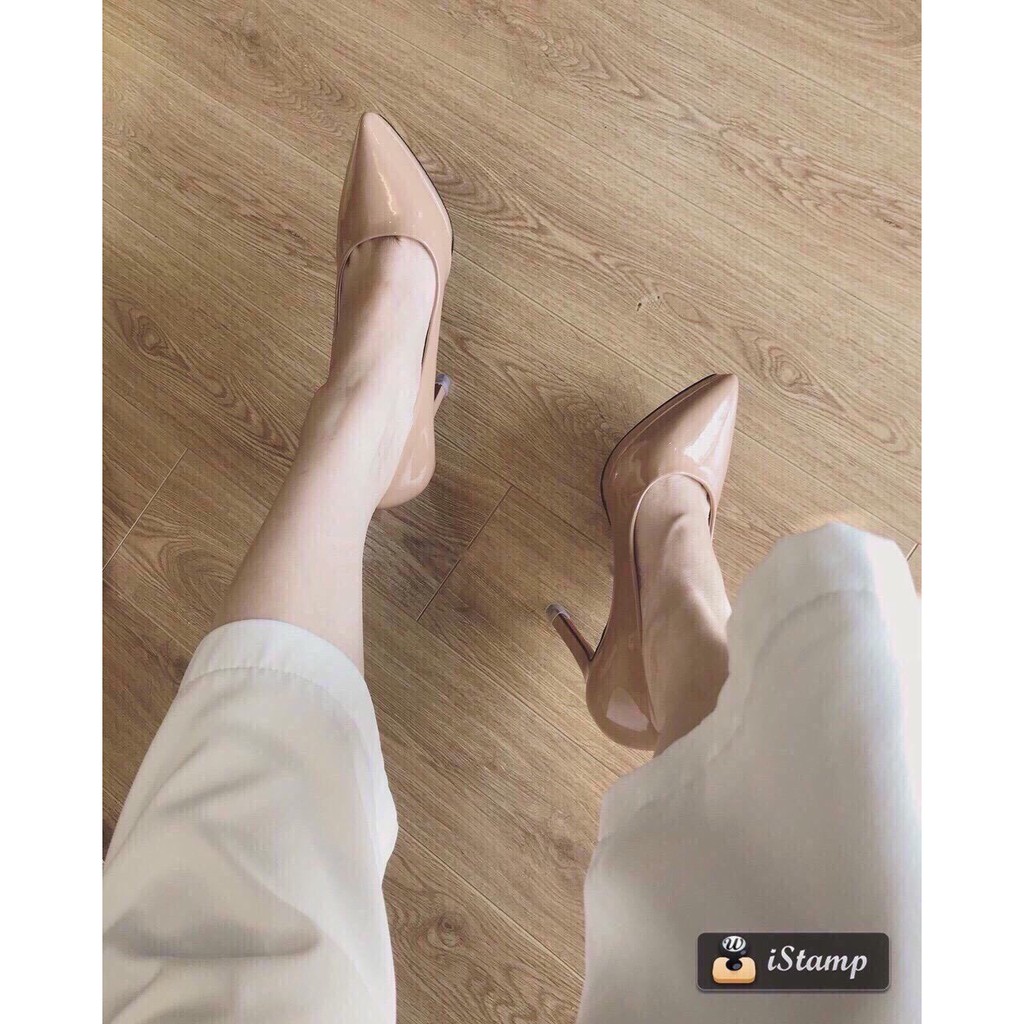 Guốc nữ cao gót 9p đế đúc kèm ảnh thật