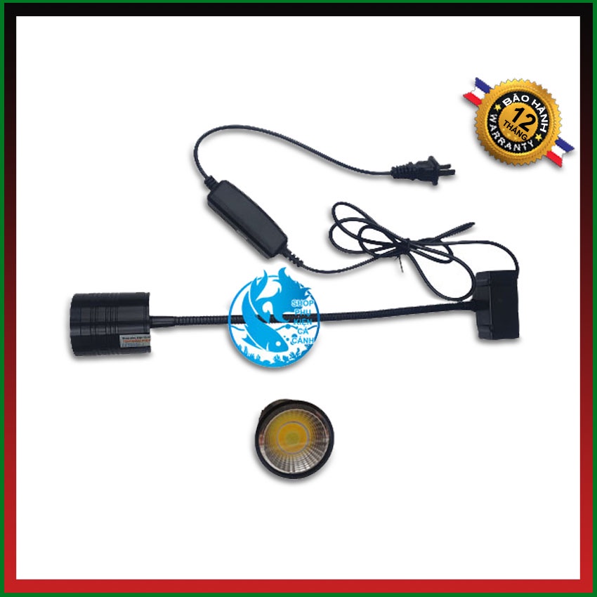 ○Đèn rọi biotop 3 chế độ 5w, 7w Cho bể cá, hồ cá thuỷ sinh bảo hành 12 tháng HAKAAQUARIUM