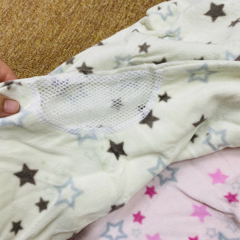 Túi ngủ băng lông soothetime cho bé 3-6m - hàng xuất xịn (katydang)