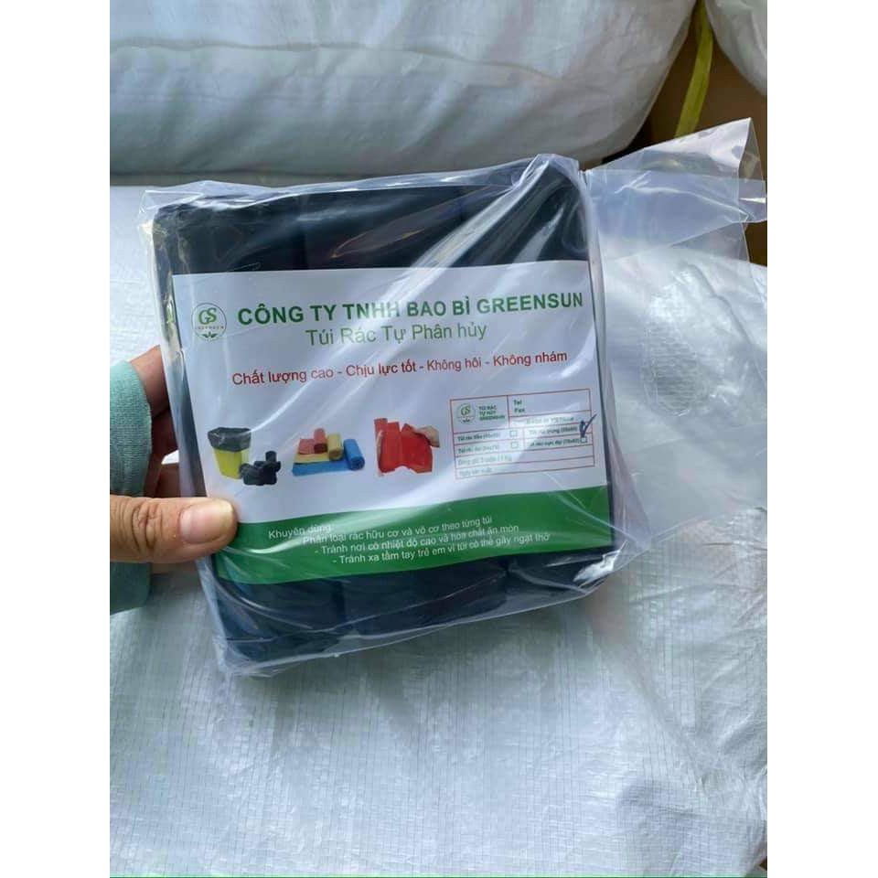 Túi Đựng Rác Tự Phân Hủy ❤️FREESHIP❤️ Túi Bóng Đựng Rác Không Lõi Tiết Kiệm