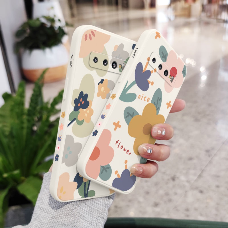 Ốp Điện Thoại Mềm Hình Hoa Hướng Dương Sáng Tạo Cho Samsung Galaxy S10 S10E Plus S9 Plus