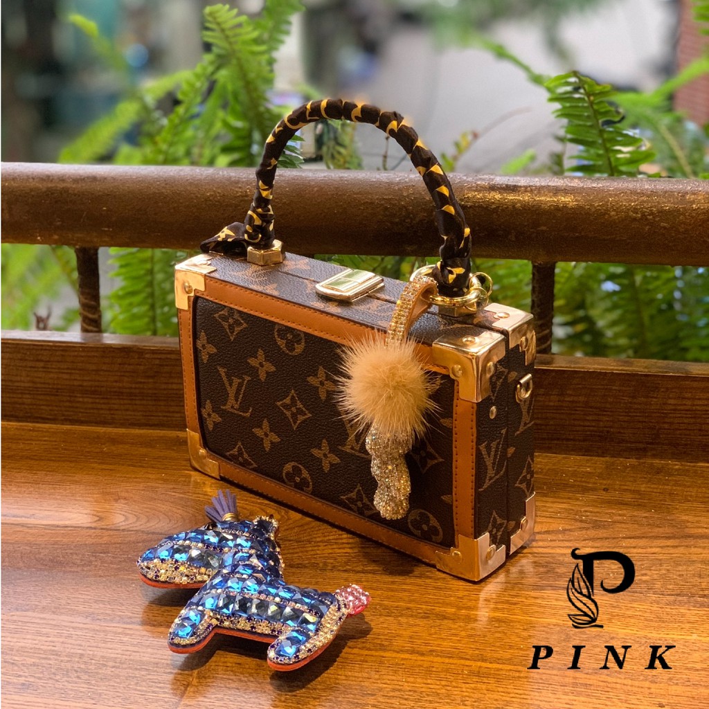 Túi xách nữ cao cấp hàng hiệu , Túi cốp siêu đẹp tặng kèm khăn quấn sang chảnh P14 - Pink Shop | BigBuy360 - bigbuy360.vn