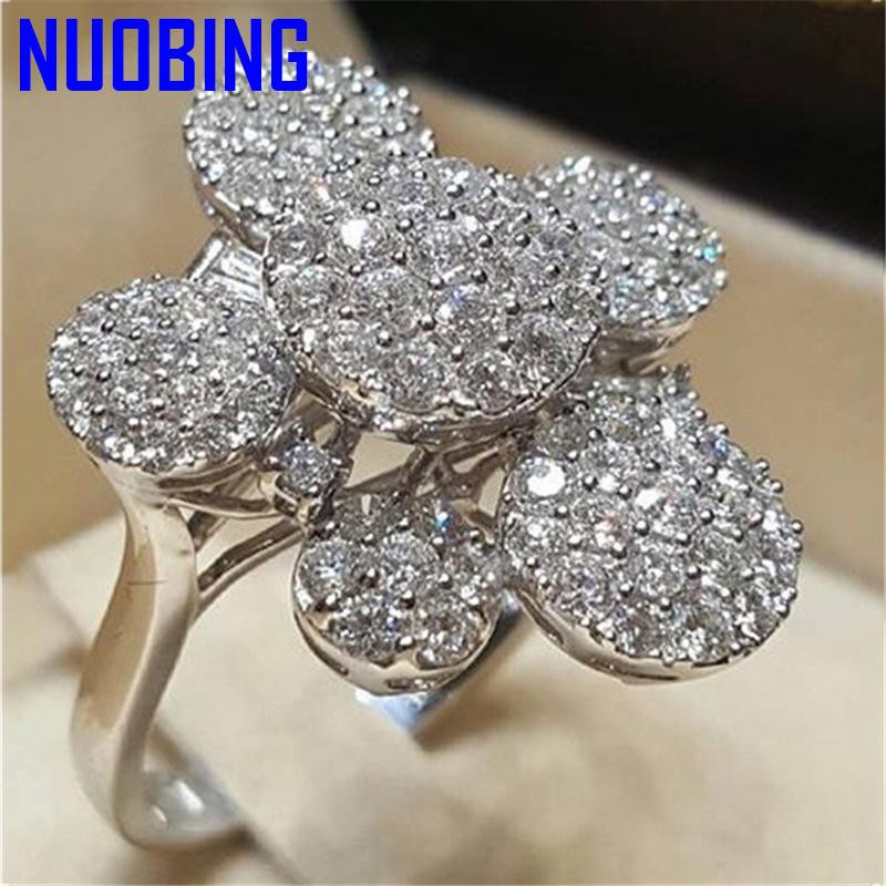 S925 Sterling Silver Vvs2 2 Carats Diamond Ring For Womne Men Fahsion Anillos Bizuteria Fine Silver 925 Jewelry Bizuteria Rings|Rings|