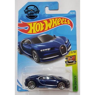 Xe mô hình đồ chơi Hotwheels cơ bản 1:64 - '16 BUGATTI CHIRON (xanh dương)