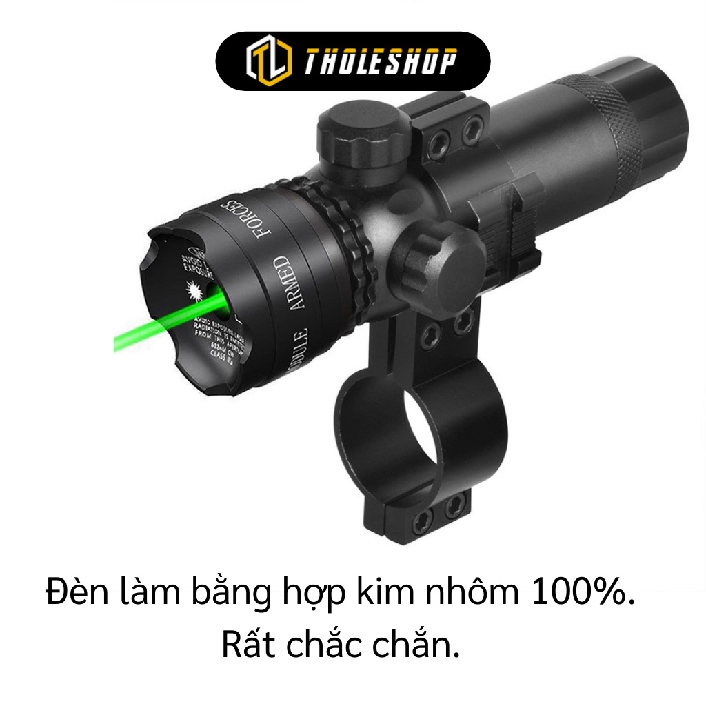 Đèn Laser Cực Mạnh - Bút Laser Scope Chỉnh Tia Xanh/Tia Đỏ Dùng Dọi Công Trình Fullbox 7146