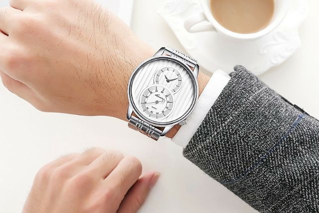(Thanh lý 690 -&gt; 520k) Đồng Hồ Nam LRUIS 001 Cao Cấp Dây Thép Chính Hãng