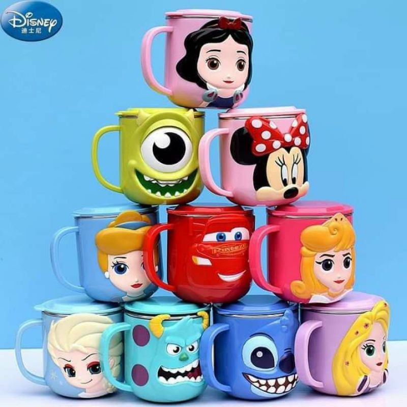 CỐC NƯỚC INOX 304 DISNEY