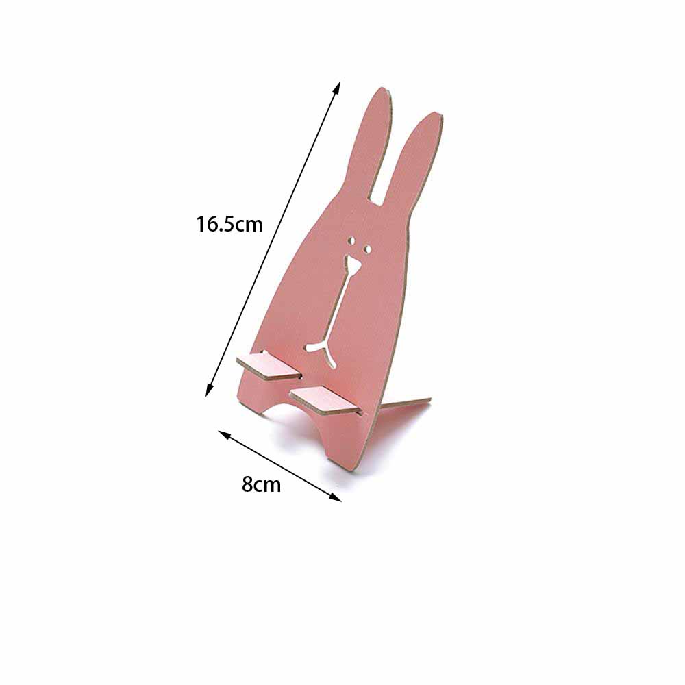 Giá Đỡ Điện Thoại Bằng Gỗ Hình Thỏ Đáng Yêu DIY sodium075