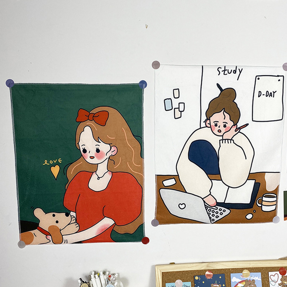 Tranh vải treo tường phong cách Hàn Quốc dùng trang trí nhà cửa chất lượng cao