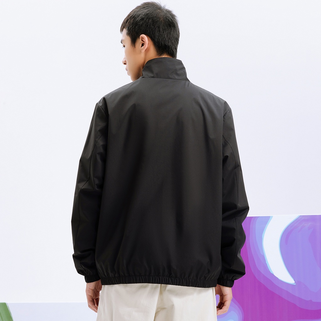 Áo khoác jacket nam Xtep dáng rộng thoải mái, màu sắc trung tính dễ mặc 879329120146