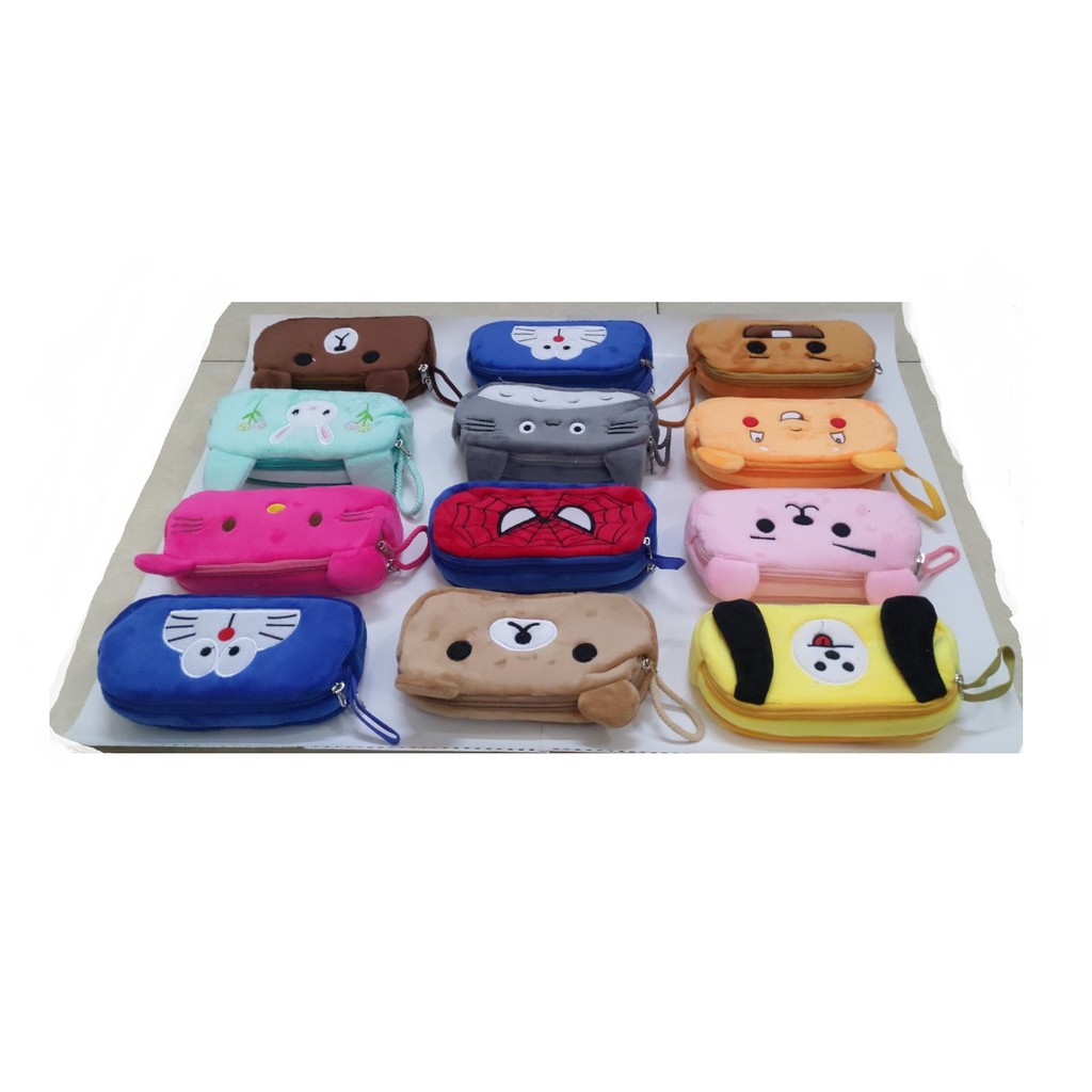 Bóp Viết Nhung 2 Ngăn - Ngang