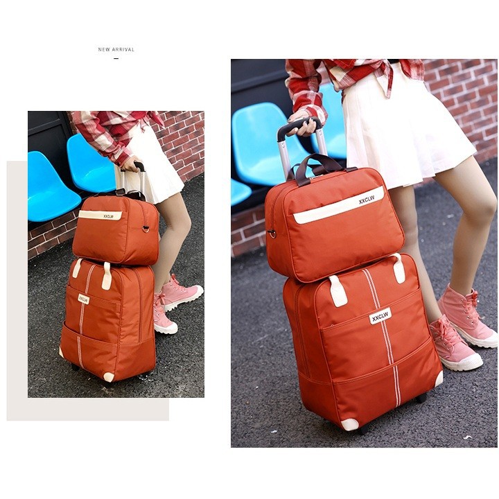 Vali kéo du lịch cao cấp tặng kèm túi du lịch - tt107