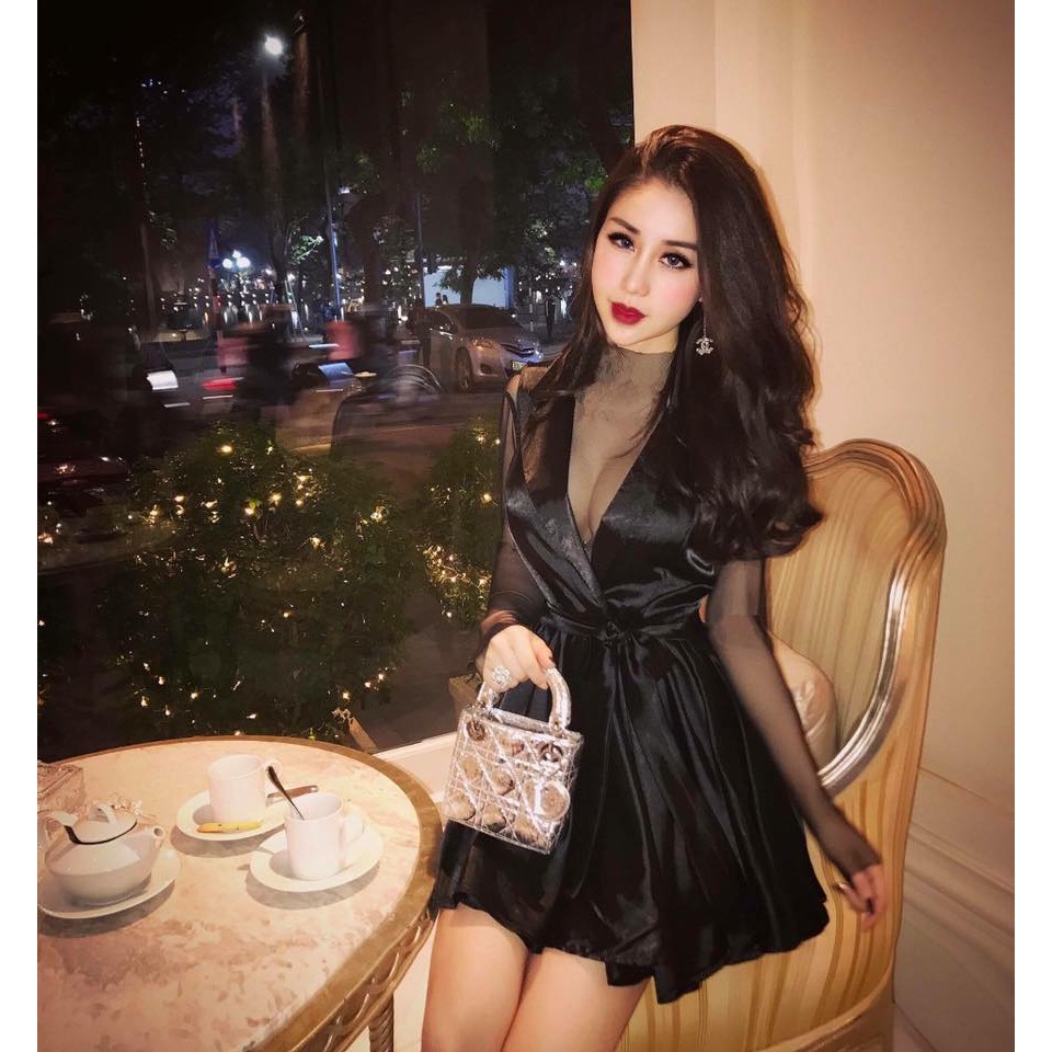 Set váy kèm áo lưới