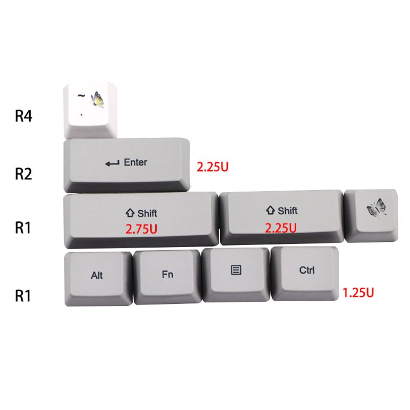 Nút Bàn Phím Thay Thế In Màu Mực Cho GH60 GK61 GK64