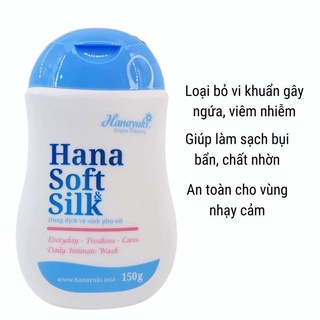 Dung dịch vệ sinh hana soft silk hanayuki 150ml