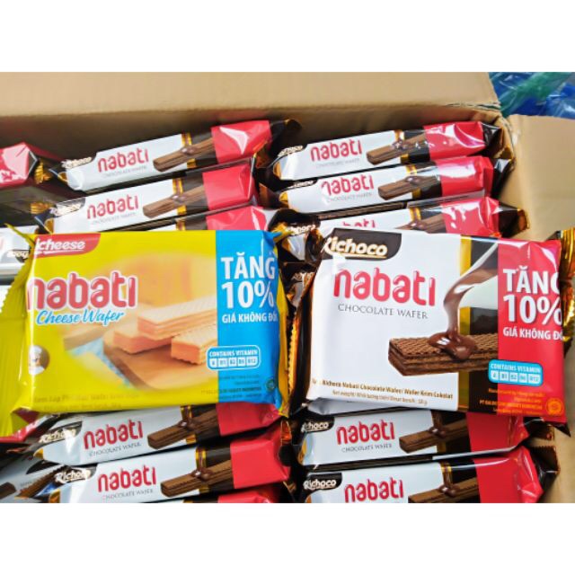 Combo 10 Gói Bánh Kem Xốp Nabati 52gr Socola & pho mai | BigBuy360 - bigbuy360.vn