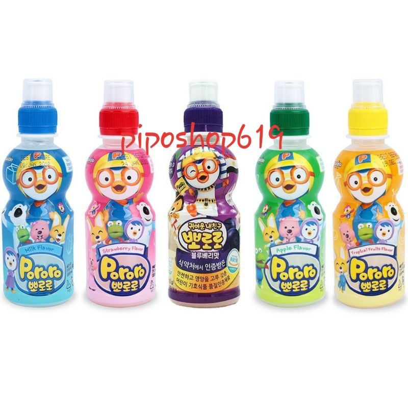 NƯỚC TRÁI CÂY PORORO CHAI 235ML