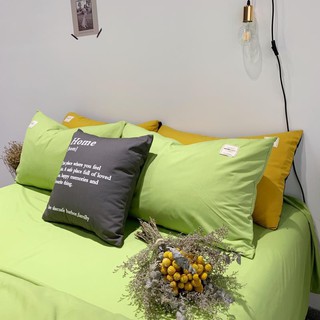 Chăn Ga Cotton Tici LIDACO - Xanh Cốm