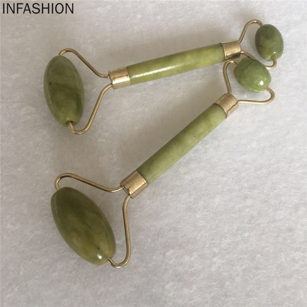 [Hàng mới về] Cây lăn mát xa mặt/cổ hai đầu tiện dụng