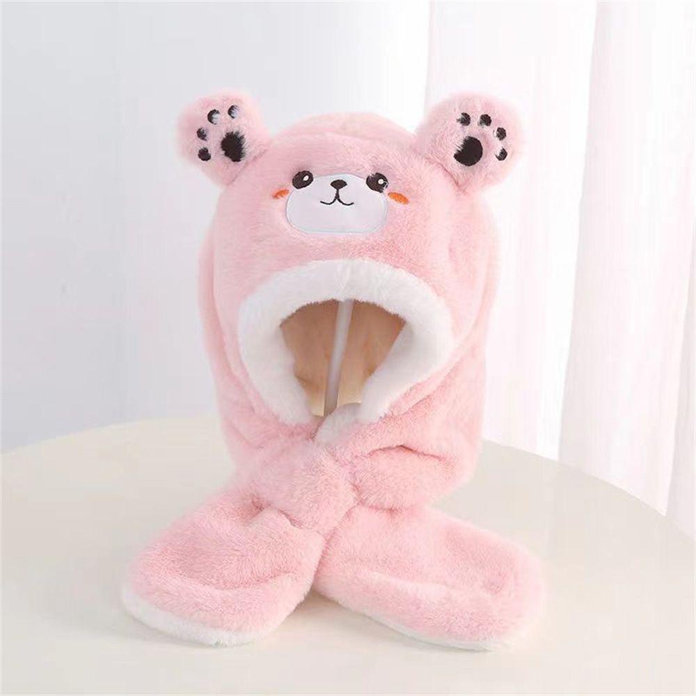 BSUNS Winter Baby Hats Soft Ear Protection Cartoon Kids Earflap Bonnet Cap