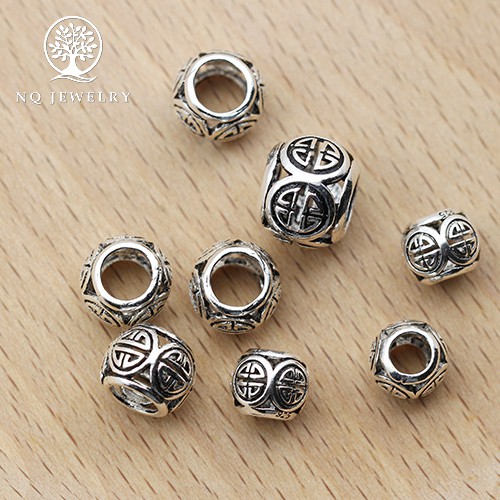 Charm bạc hạt rỗng - NQ Jewelry