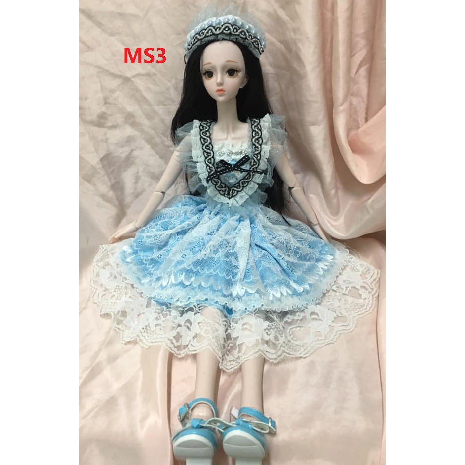 Áo đầm nhiều kiểu cho búp bê BJD 1/3, 60cm