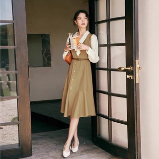 Đầm phối tay trắng Eifini