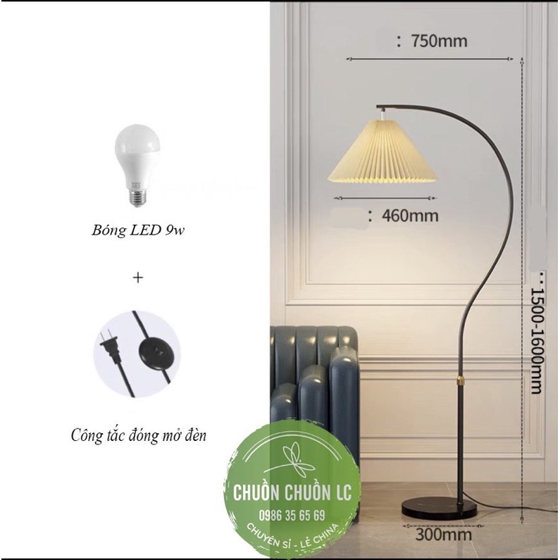 ĐÈN CÂY ĐỨNG CAO CẤP TRANG TRÍ PHÒNG KHÁCH mã DC-06