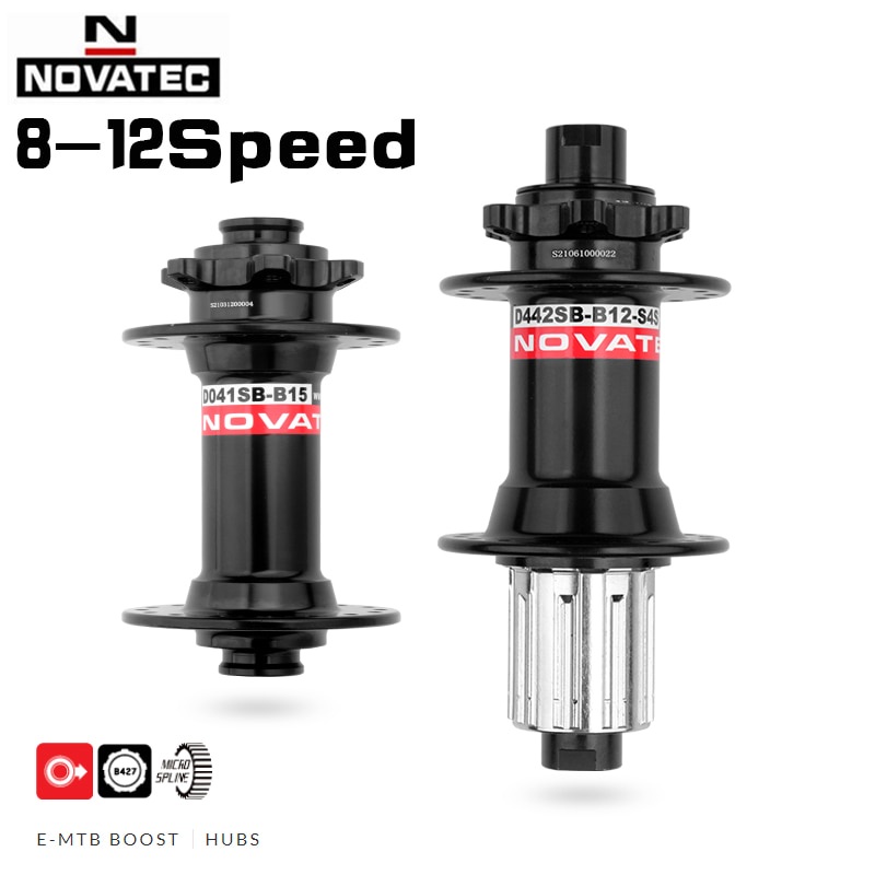 Novatec MTB Hub D041SB-15 D442SB-X12 8 / 9 / 10 / 11 / 12 Tốc Độ 32 Lỗ Vòng Bi Xe Đạp MTB 32H Hubs X