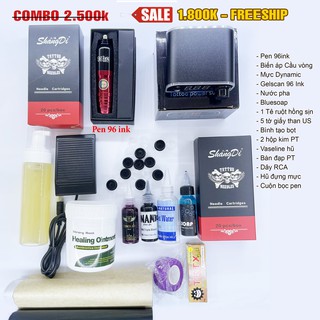 COMBO máy xăm pen cho thợ, học viên xăm hình - Giá rẻ