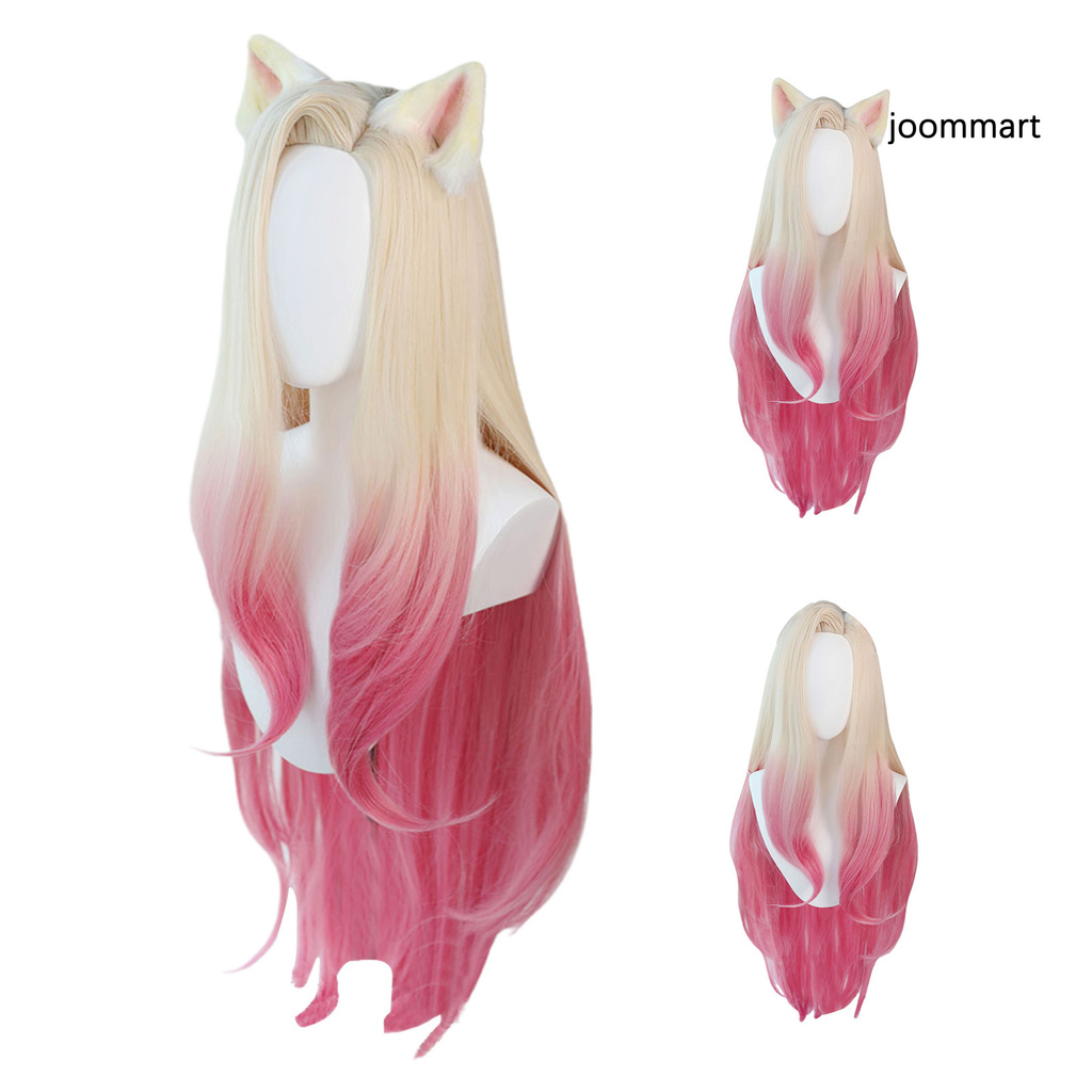 Tóc giả cosplay màu hồng kiểu dáng thời trang