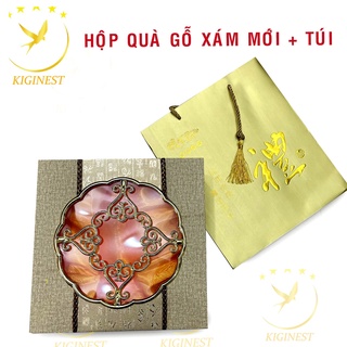 Bộ Hộp Quà Gỗ Đựng Hộp Yến Sào Cao Cấp - Độc Quyền - Chưa Bao Gồm Hộp Nhựa