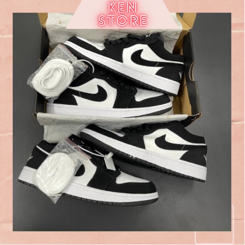 (ẢNH THẬT 1.1) Jordan Low Panda cổ thấp chuẩn 11 Trung